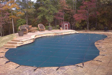 Pick your style of winter debris pool cover