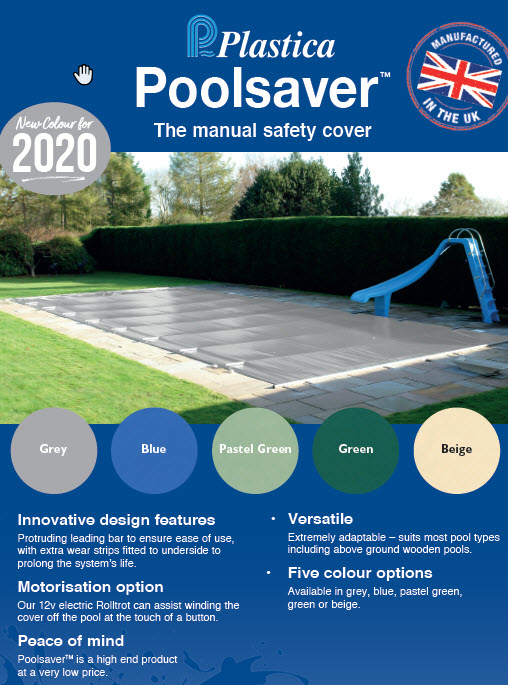 PoolSaver™ Safety Pool Covers- Made in the UK Made to Afnor standards
